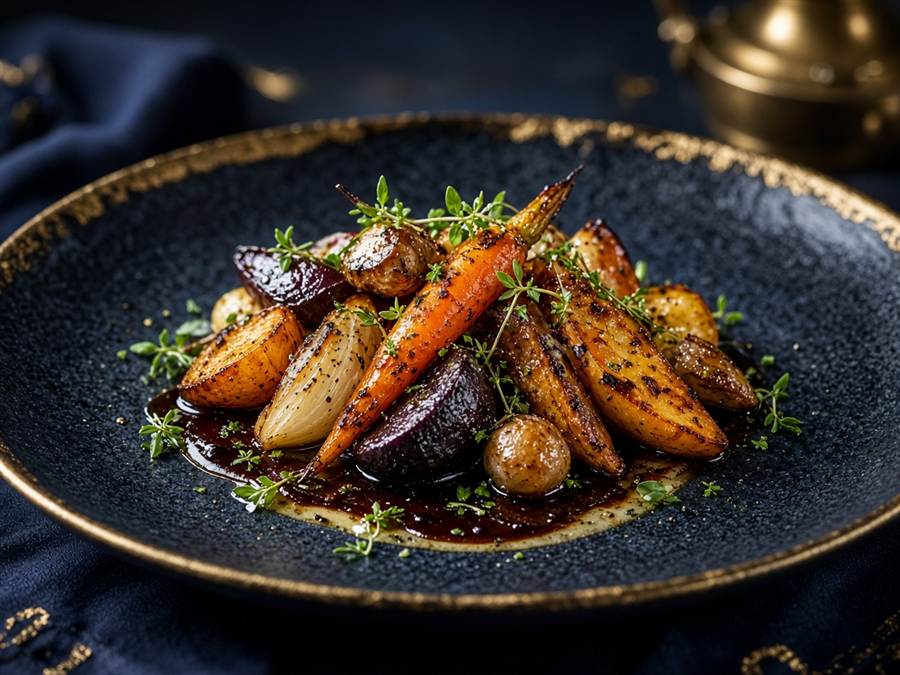 Signature plated dish from the DiningHouseThames menu